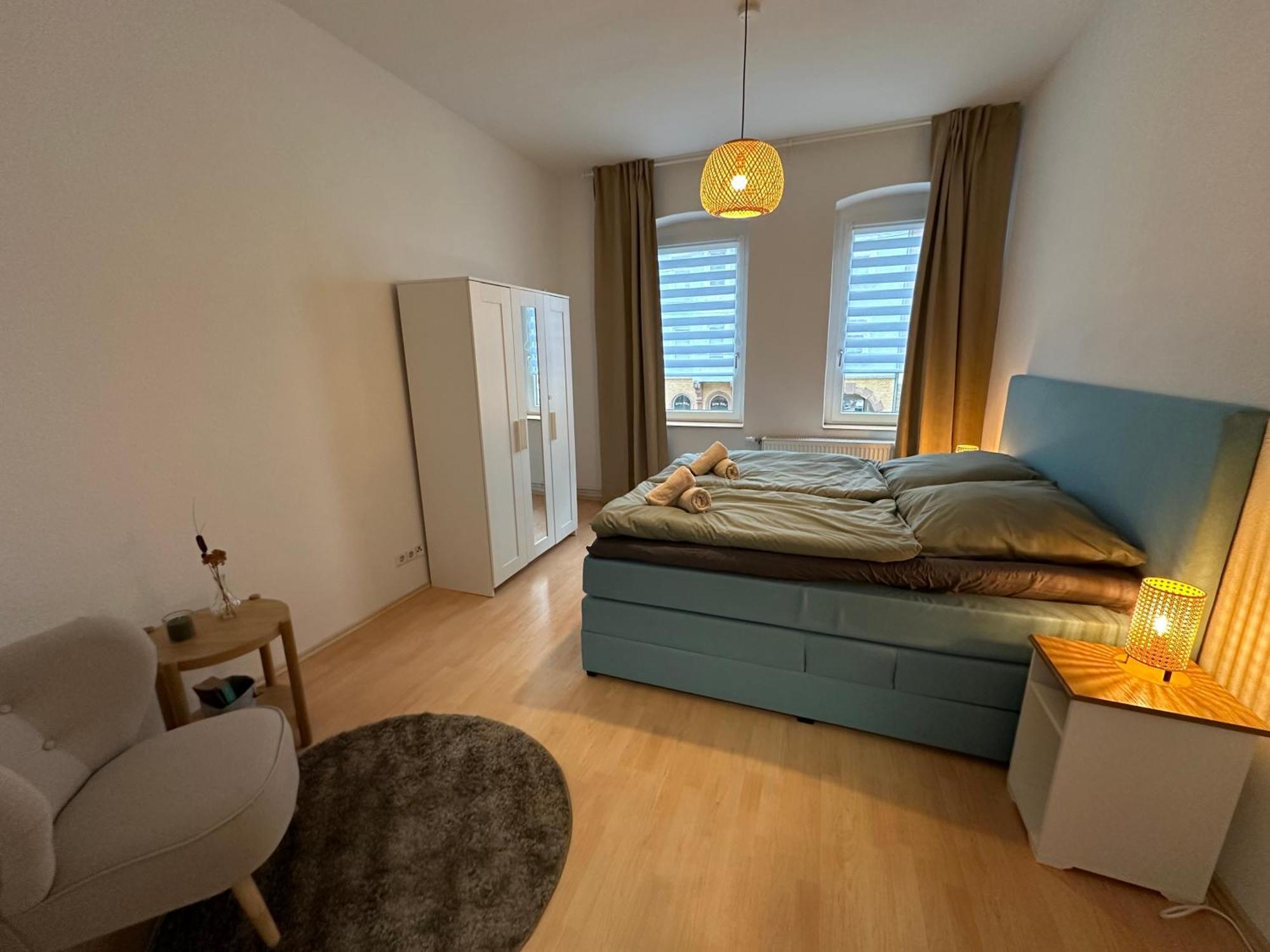 Ferienwohnung Fuer 8 Mit Balkon Erfurt Esterno foto